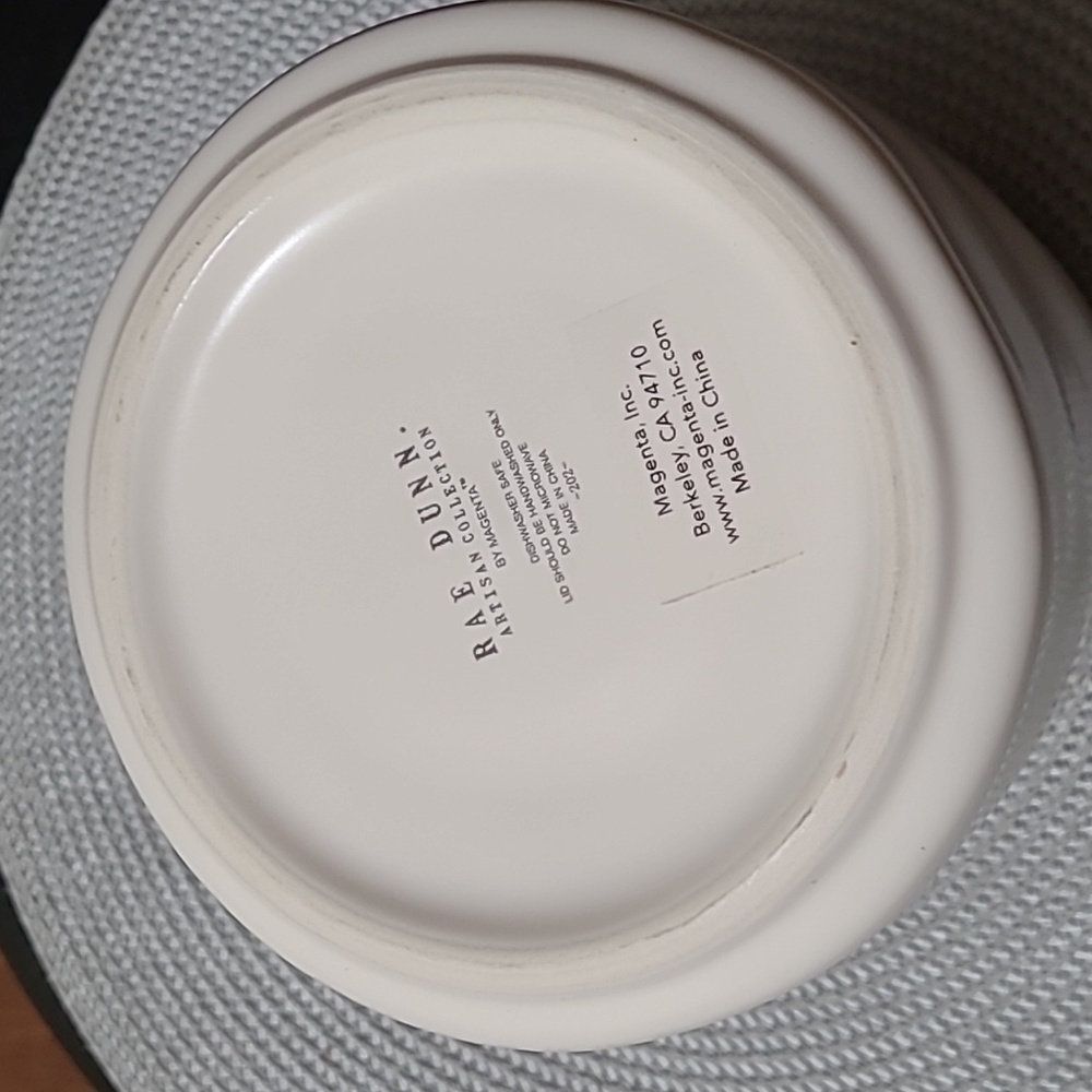 NEW Rae Dunn Cream Coffee Canister with Wooden Lid - Picture 6 of 11